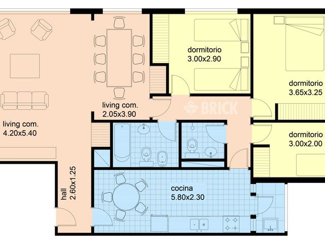 MELIAN, AV. al 2300 Piso 3 2