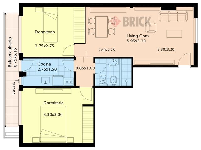 SANTA FE, AV. al 2200 Piso 15 2