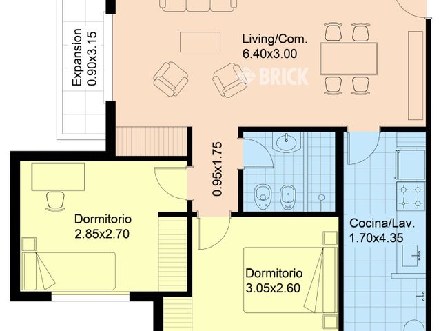 MONTEVERDE, AV. al 2400 Piso PB 2