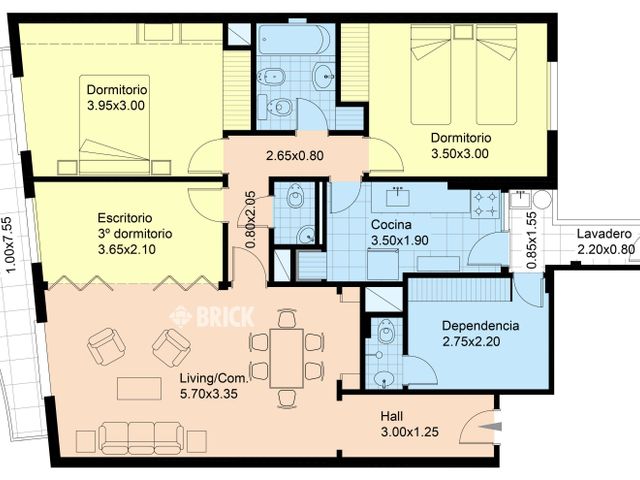 SALGUERO, JERONIMO al 2500 Piso 7 2