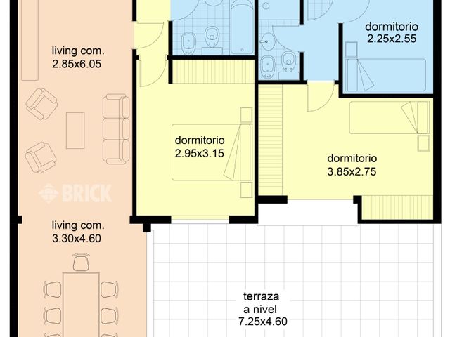 PARAGUAY al 4600 Piso 1 2