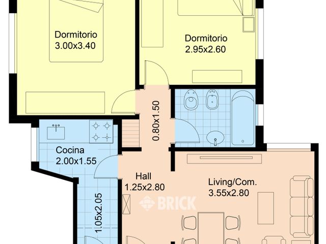 BULNES al 2100 Piso 2 2