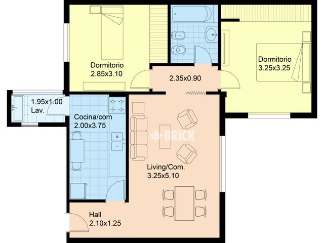 JUSTO, JUAN B., AV. al 2200 Piso 2 2