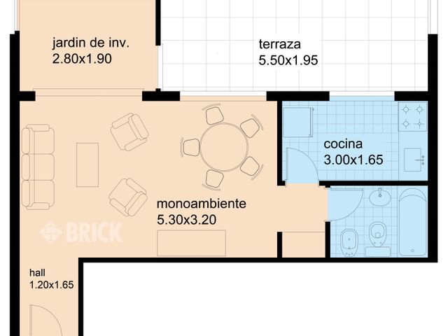 COLOMBRES al 100 Piso 8 2