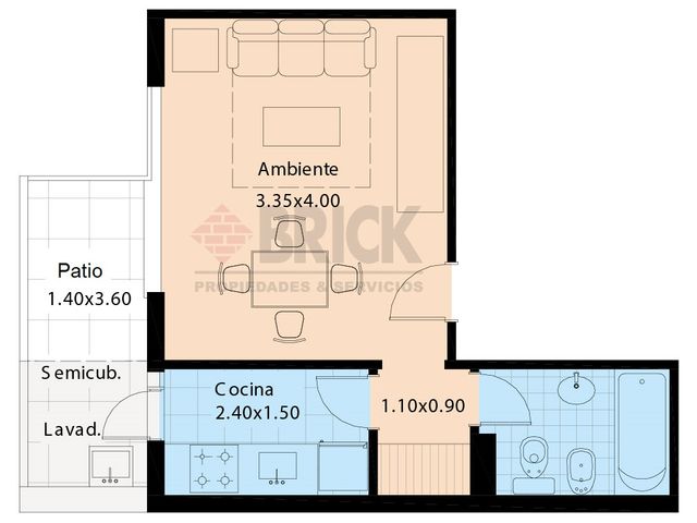 RIVADAVIA, AV. al 2800 Piso 1 2