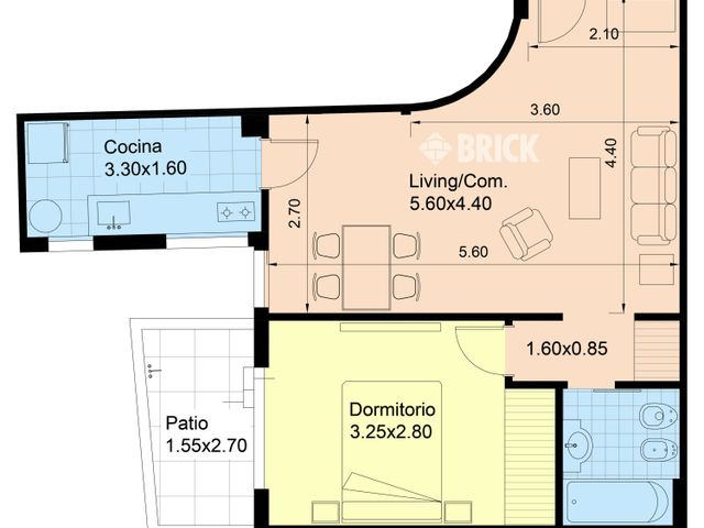 CHARCAS al 2800 Piso 1 2