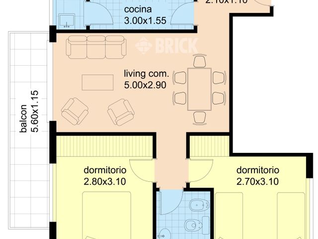 DARREGUEYRA al 2300 Piso 5 2