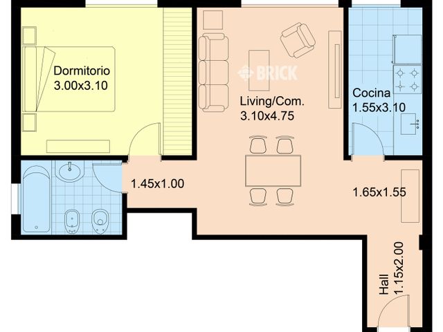 GUATEMALA al 4800 Piso 1 2