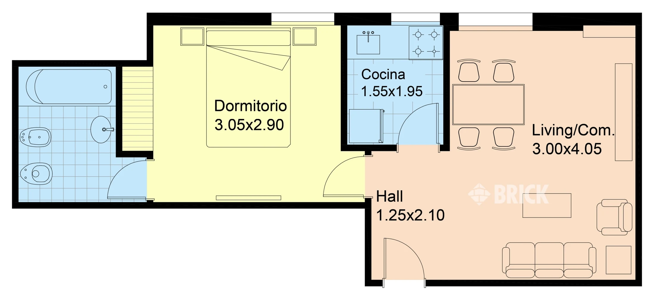 PEÑA al 2200 Piso 1 2