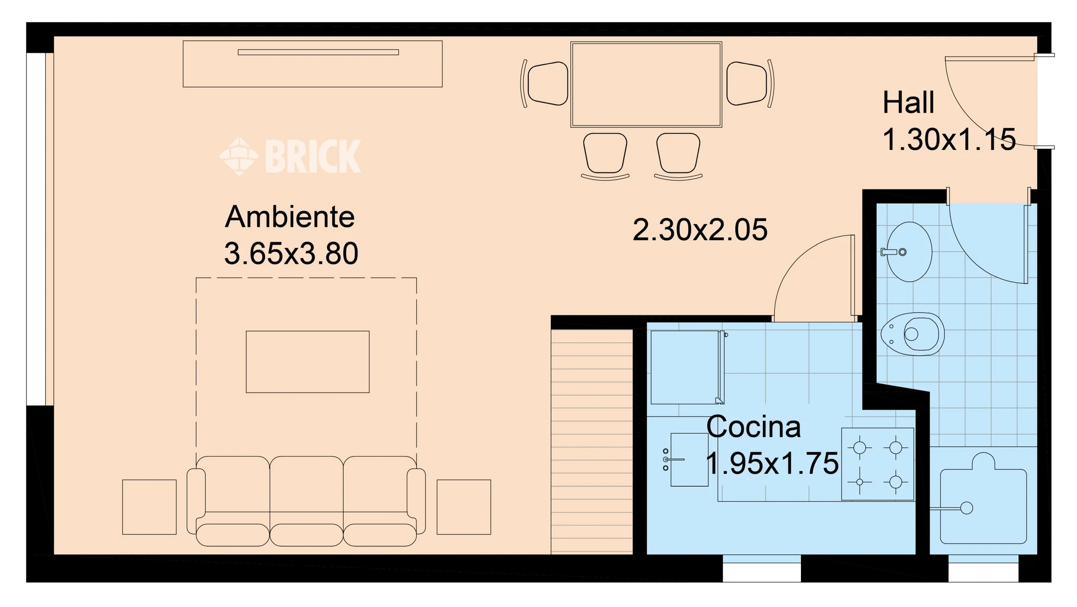 SANTA FE AV. al 3300 Piso 11 2