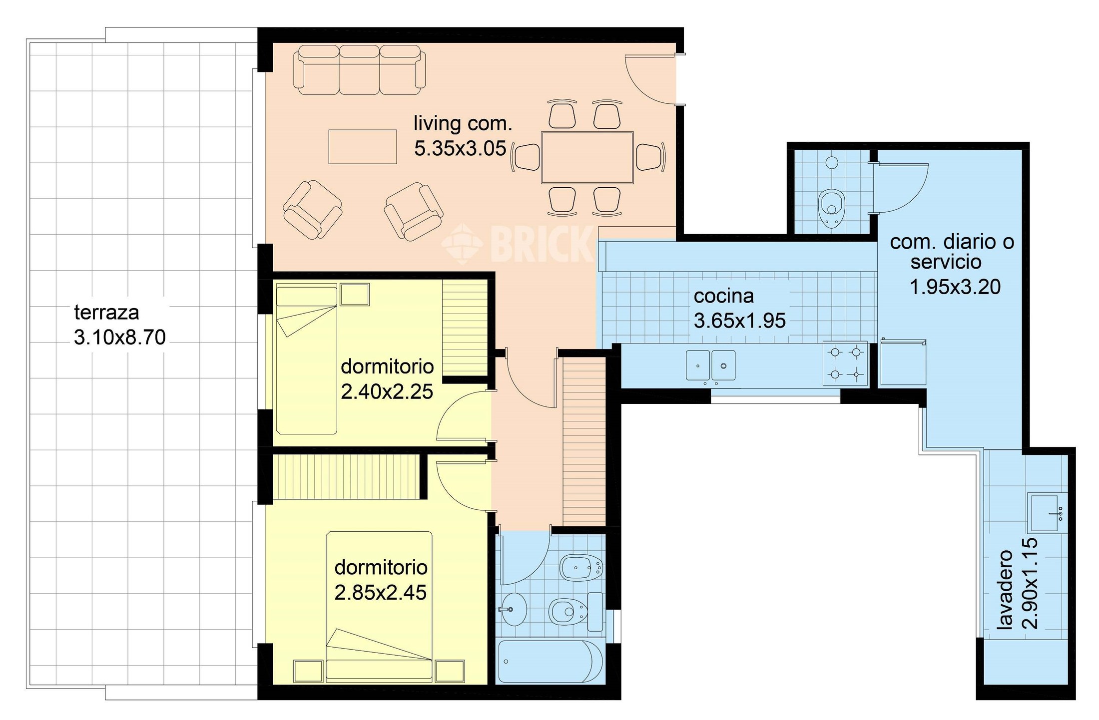 YRIGOYEN, HIPOLITO, AV. al 3600 Piso 9 2