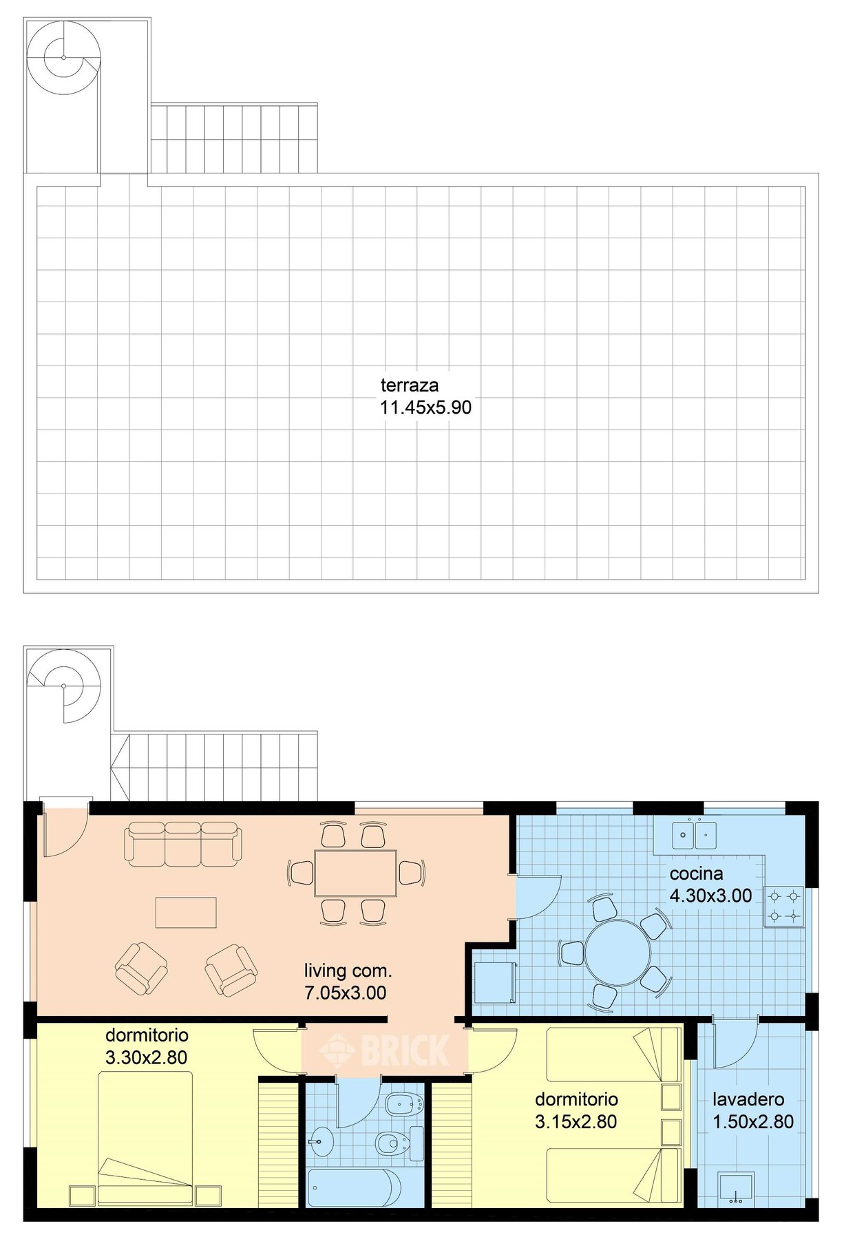 FERNANDEZ MORENO al 3700 Piso 1° 2