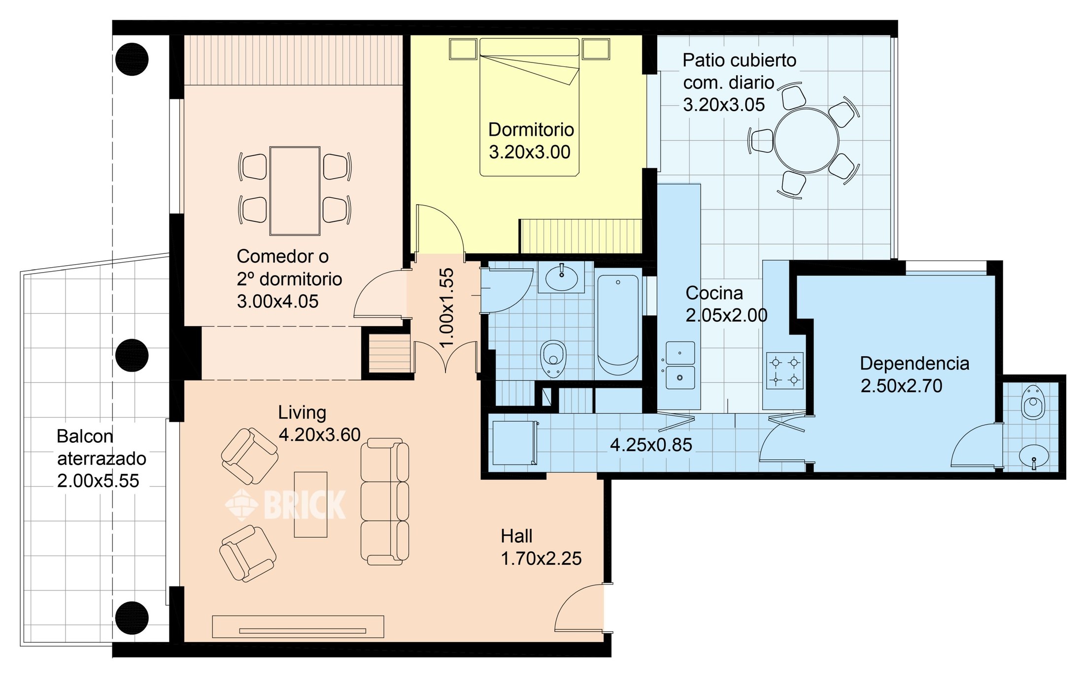 LAS HERAS, AV. al 2600 Piso 1 2