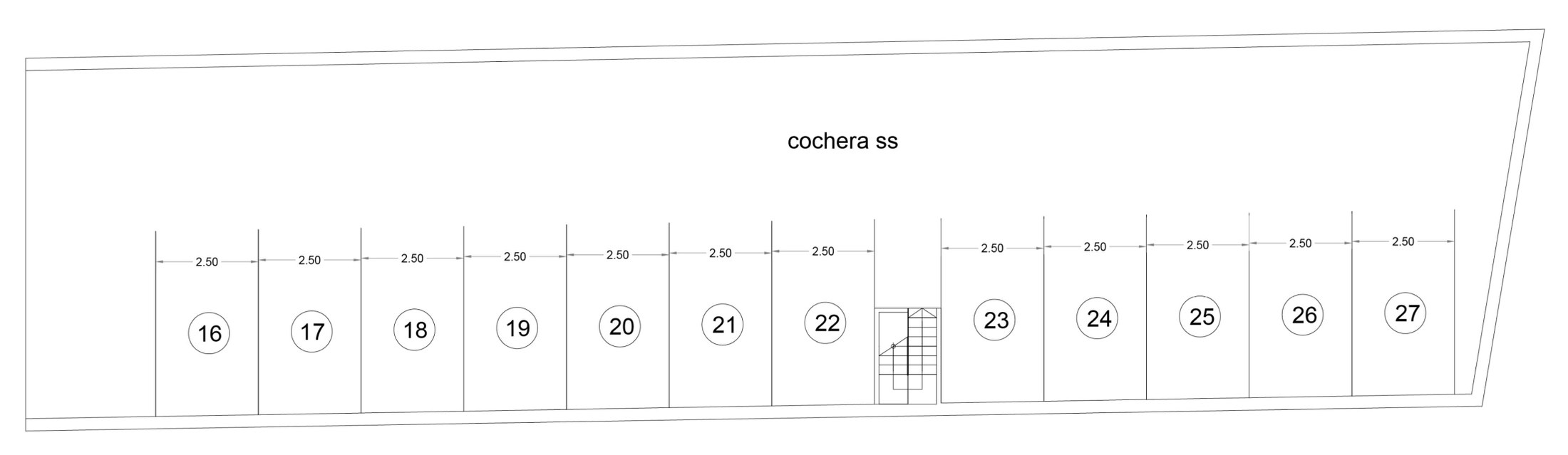 GARAY, JUAN DE, AV. al 3700 Piso 1° Sub. Nº 16 2