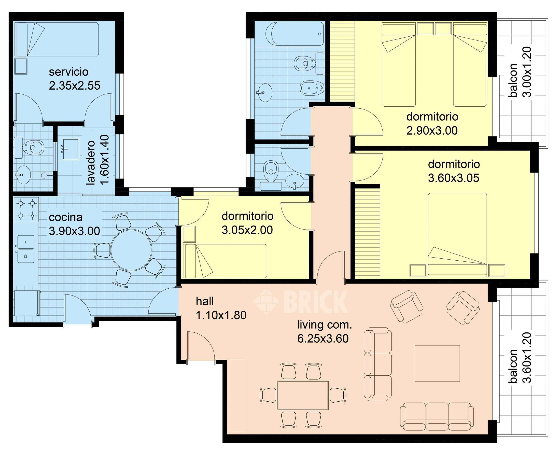 ARENALES al 2200 Piso 1 2