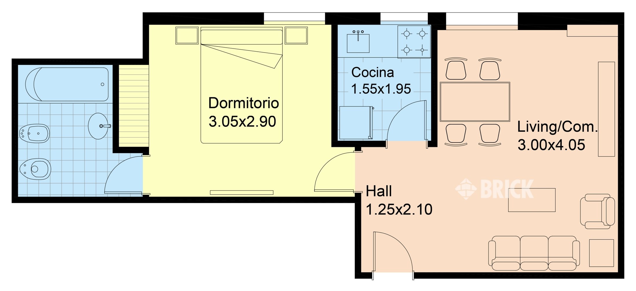 PEÑA al 2200 Piso 1 2