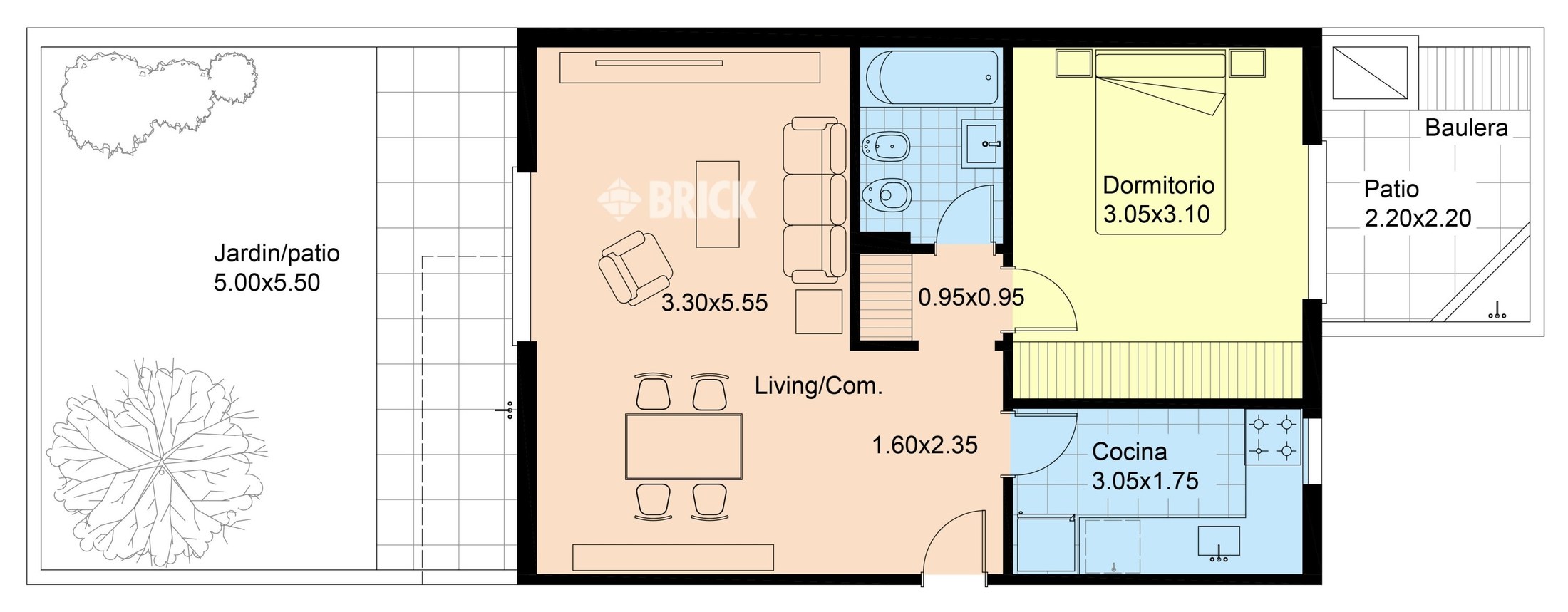 CORONEL DIAZ, AV. al 2100 Piso PB 2
