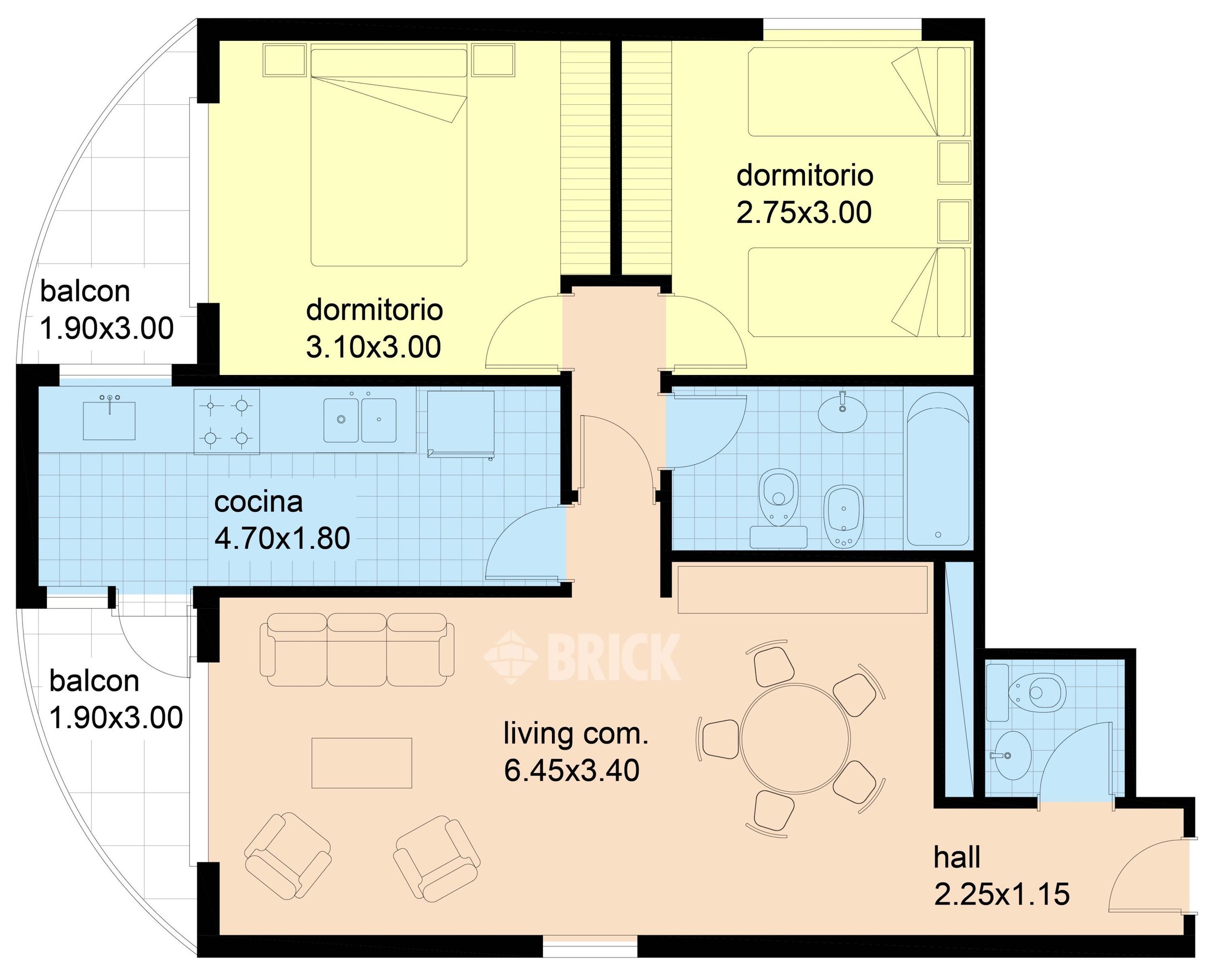 AVELLANEDA, AV. al 1100 Piso 3 2