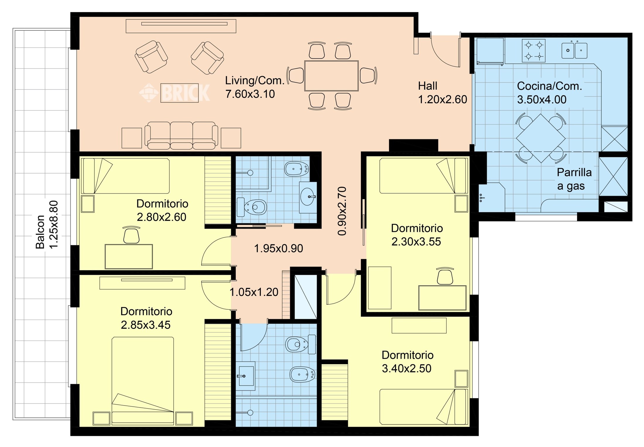 SANTA FE, AV. al 4900 Piso 6 2