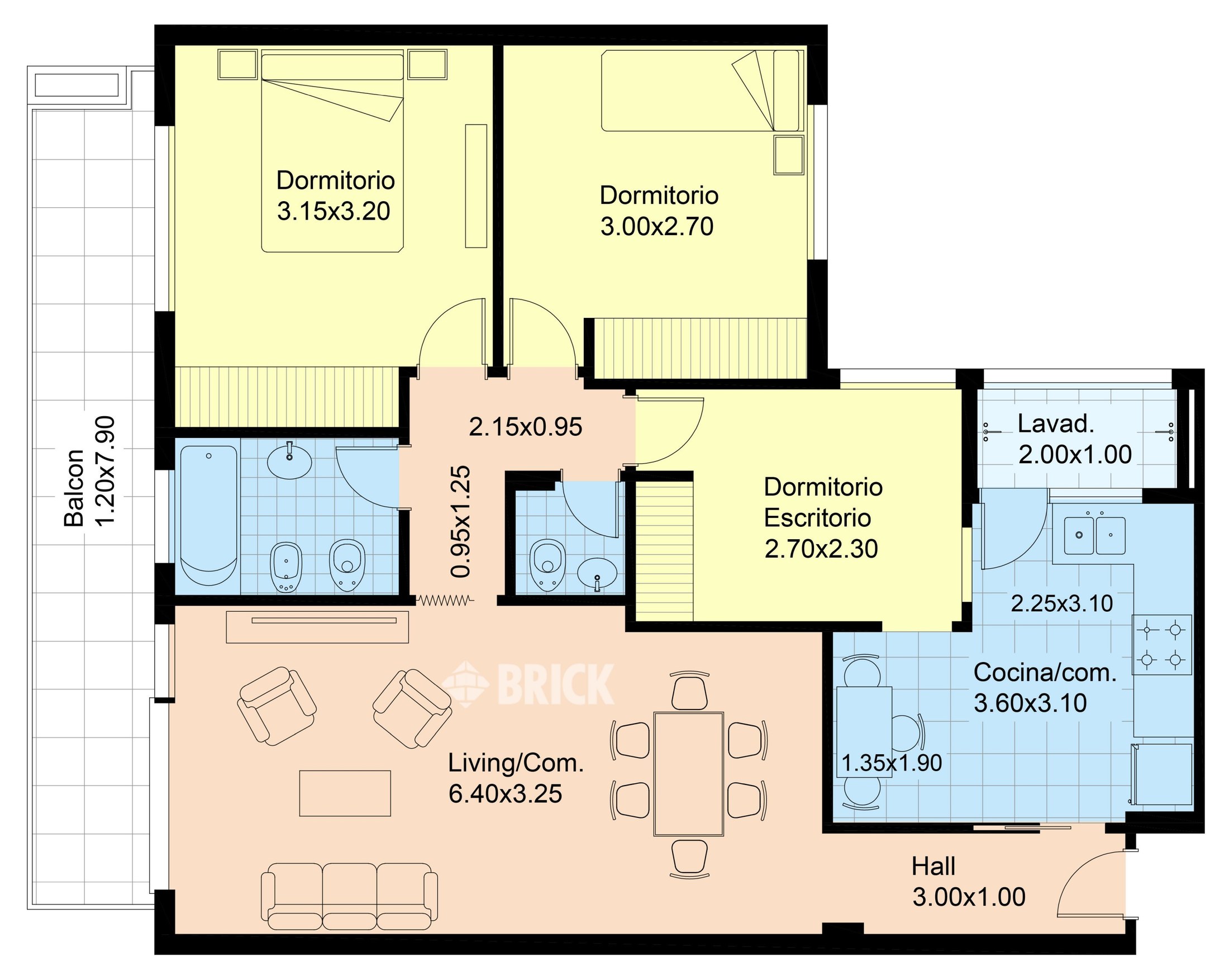 LACROZE, FEDERICO, AV. al 3700 Piso 2 2