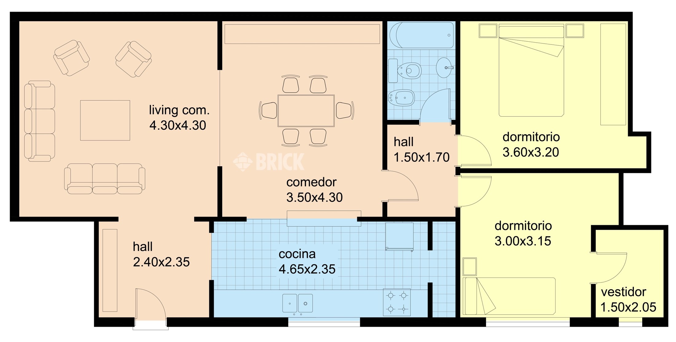 BEAUCHEF al 800 Piso PB 2