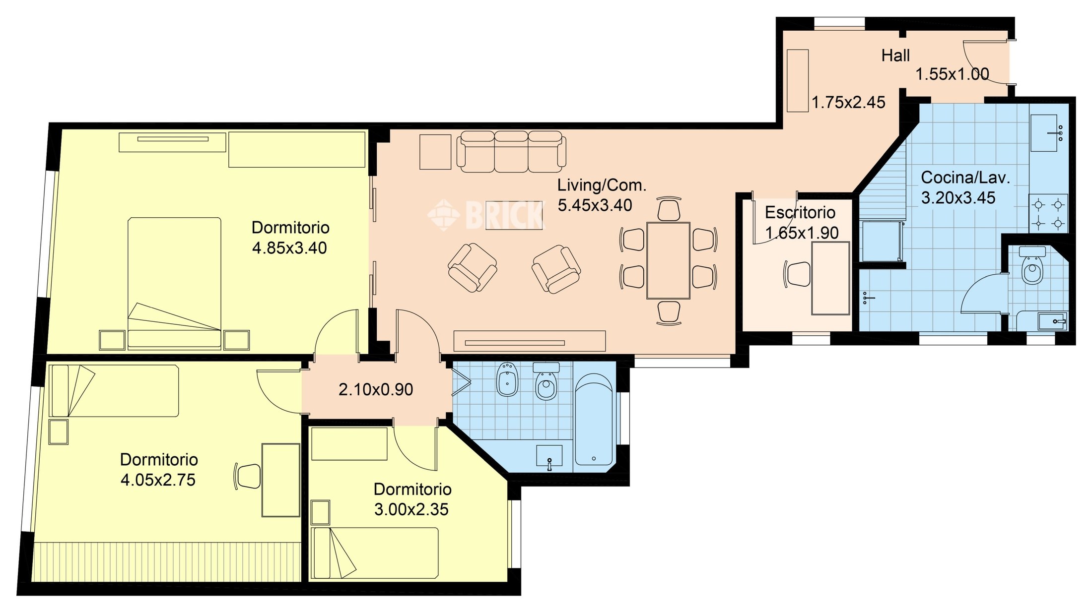 RIVADAVIA, AV. al 6200 Piso 2 2